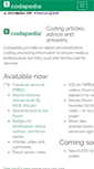 Mobile Screenshot of codapedia.com